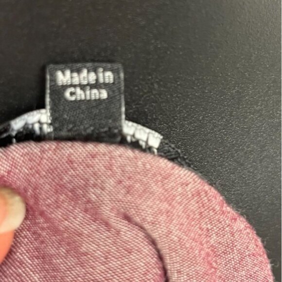 Women's Burgundy Halter Neck Shorts Romper, Elastic Waist, Size M - Picture 13 of 15